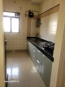 Kitchen Image of 610 Sq.ft 1 BHK Apartment / Flat for rent in Cosmos Heritage, Thane West Thane for Rs. 26000