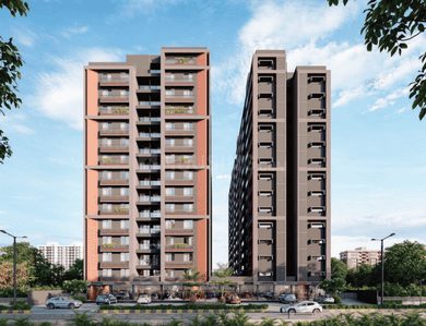 Image of 1375 Sq.ft 2 BHK Apartment / Flat for sale in Pratham Benison, Shela, Ahmedabad for Rs. 4812500