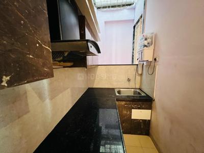 Kitchen Image of 550 Sq.ft 1 BHK Builder Floor for rent in Nipania Indore for Rs. 12500