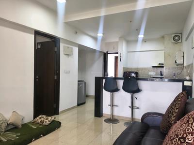 Living Room Image of 500 Sq.ft 1 BHK Apartment / Flat for rent in Lodha Belmondo, Gahunje Pune for Rs. 35000
