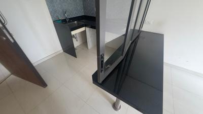 Kitchen Image of 450 Sq.ft 1 BHK Apartment / Flat for rent in Lodha Quality Home, Thane West Thane for Rs. 23000