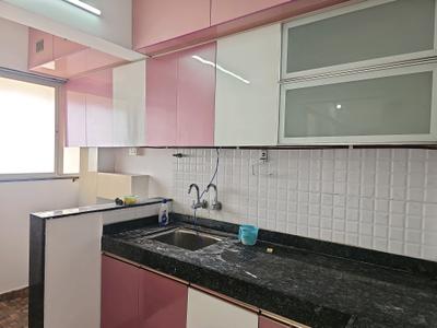 Kitchen Image of 1085 Sq.ft 2 BHK Apartment / Flat for rent in Majestique Manhattan G Building, Wagholi Pune for Rs. 22500