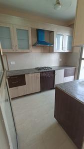 Kitchen Image of 1250 Sq.ft 2 BHK Apartment / Flat for rent in Eldeco Saubhagyam Phase 2, Vrindavan Yojana Lucknow for Rs. 19000