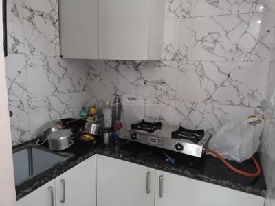 Kitchen Image of 1200 Sq.ft 1 BHK Builder Floor for rent in Hauz Khas New Delhi for Rs. 35000