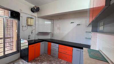 Kitchen Image of 700 Sq.ft 1.5 BHK Apartment / Flat for rent in Kaamdhenu Swarna Anant, Kopar Khairane Navi Mumbai for Rs. 38000