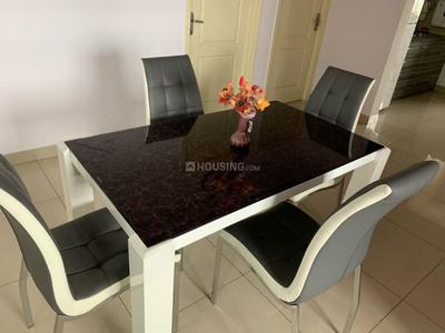 Dining Area Image of 1400 Sq.ft 2 BHK Apartment / Flat for rent in Golden Grand, Yeswanthpur Bengaluru for Rs. 55000