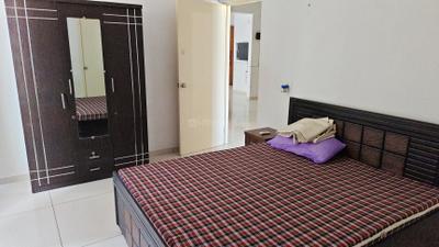 Bedroom Image of 1000 Sq.ft 3 BHK Apartment / Flat for rent in Samved Green Valley, Sargasan Gandhinagar for Rs. 30000