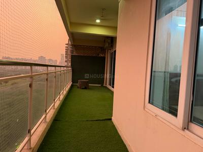 Balcony Image of 2280 Sq.ft 3 BHK Apartment / Flat for rent in Gaurs Sports Wood, Sector 79 Noida for Rs. 50000