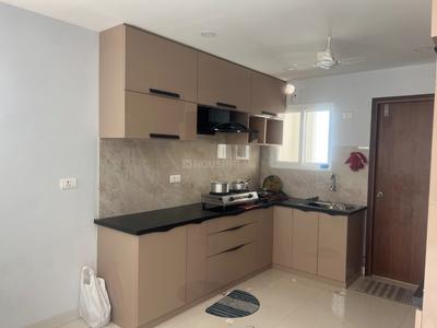 Kitchen Image of 2150 Sq.ft 3 BHK Apartment / Flat for rent in EIPL Rivera, Manchirevula Hyderabad for Rs. 50000