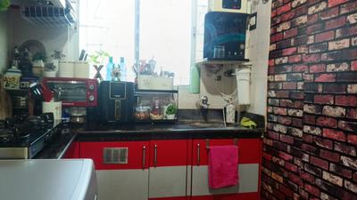 Kitchen Image of 710 Sq.ft 2 BHK Apartment / Flat for sale in Purba Barisha Kolkata for Rs. 3000000