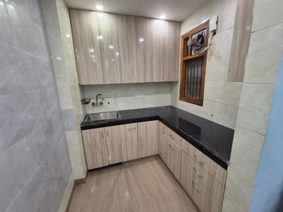 Kitchen Image of 600 Sq.ft 1 BHK Independent House for rent in South Extension II New Delhi for Rs. 25000