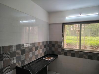 Kitchen Image of 500 Sq.ft 2 BHK Apartment / Flat for rent in Cosmos Enclave, Kasarvadavali Thane for Rs. 17999