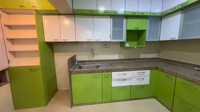 Kitchen Image of 950 Sq.ft 3 BHK Apartment / Flat for rent in Raja Saptaratna Towers, Malad West Mumbai for Rs. 85000