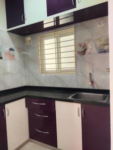 Kitchen Image of 500 Sq.ft 1 BHK Builder Floor for rent in Kasavanahalli Bengaluru for Rs. 22000
