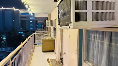 Balcony Image of 1100 Sq.ft 3 BHK Apartment / Flat for rent in Adore Happy Homes Exclusive Phase 2, Sector 86 Faridabad for Rs. 24000