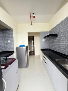 Kitchen Image of 580 Sq.ft 1 BHK Apartment / Flat for rent in Raunak City, Kalyan West Kalyan for Rs. 17500