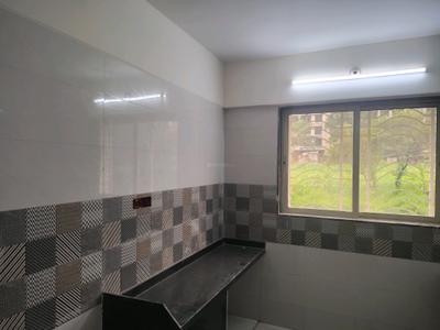 Kitchen Image of 500 Sq.ft 1 BHK Apartment / Flat for rent in DSS Mahavir Kalpavruksha, Kasarvadavali Thane for Rs. 17999