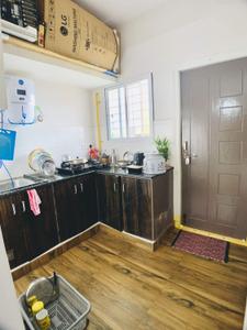 Kitchen Image of 655 Sq.ft 1 BHK Apartment / Flat for rent in Doddanekundi Bengaluru for Rs. 24500