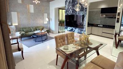 Hall Image of 1200 Sq.ft 2 BHK Apartment / Flat for sale in Gini Vivante, Kiwale Pune for Rs. 6500000