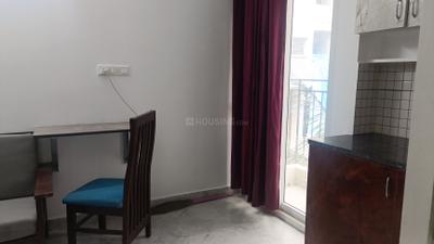 Living Room Image of 600 Sq.ft 1 BHK Apartment / Flat for rent in Whitefield Bengaluru for Rs. 21500