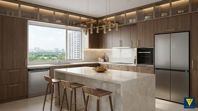 Kitchen Image of 3000 Sq.ft 5 BHK Apartment / Flat for sale in PS One 10, New Town Kolkata for Rs. 43800000
