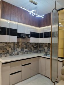 Kitchen Image of 810 Sq.ft 3 BHK Apartment / Flat for sale in Razapur Khurd New Delhi for Rs. 4800000