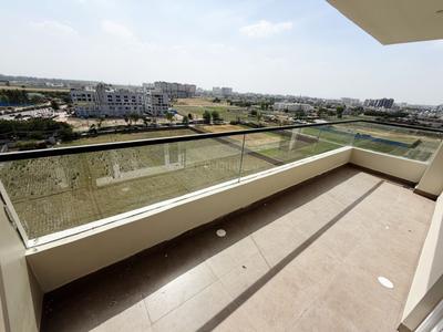 Balcony Image of 1750 Sq.ft 3 BHK Apartment / Flat for rent in Skyline Elevate, Utrathiya Zirakpur for Rs. 35000