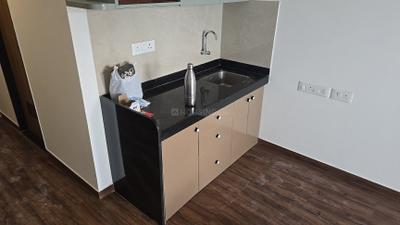 Kitchen Image of 350 Sq.ft 1 RK Apartment / Flat for rent in Vilas VJ IndiLife Wakad, Wakad Pune for Rs. 36000