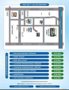 Image of 1000 Sq.ft Residential Plot / Land for sale in Gomti Nagar Extension, Lucknow for Rs. 2599000