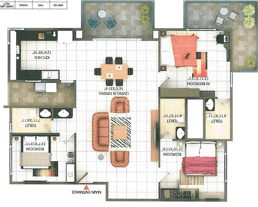 Image of 2067 Sq.ft 3 BHK Apartment / Flat for sale in MH Alta Monte, Harlur, Bengaluru for Rs. 40000000