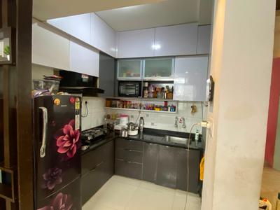 Kitchen Image of 580 Sq.ft 1 BHK Apartment / Flat for rent in Jhamtani Vision Ace, Tathawade Pune for Rs. 26000