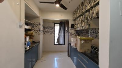 Kitchen Image of 800 Sq.ft 1 BHK Apartment / Flat for rent in Raunak City, Kalyan West Kalyan for Rs. 16000