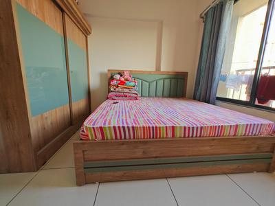 Bedroom Image of 845 Sq.ft 2 BHK Apartment / Flat for sale in Sun Rising Homes by Sun Builders, Jagatpur Ahmedabad for Rs. 5200000
