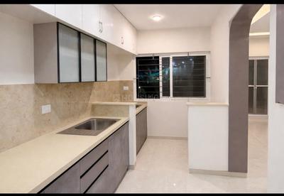 Kitchen Image of 1645 Sq.ft 3 BHK Apartment / Flat for sale in L And T Raintree Boulevard, Sahakara Nagar Bengaluru for Rs. 35500000