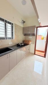 Kitchen Image of 600 Sq.ft 1 BHK Apartment / Flat for rent in Indira Nagar Bengaluru for Rs. 38000
