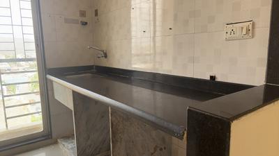 Kitchen Image of 660 Sq.ft 1 BHK Apartment / Flat for rent in Bhagwati Neelkanth Heights, Kalamboli Navi Mumbai for Rs. 20000