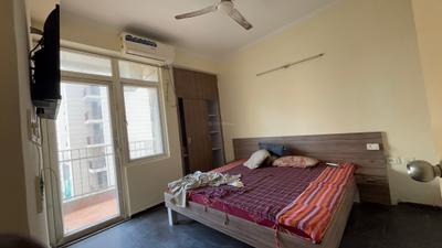 Bedroom Image of 590 Sq.ft 1 BHK Studio for rent in Habitech Panchtatva Phase 1, Noida Extension Greater Noida for Rs. 17000