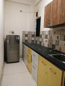 Kitchen Image of 1000 Sq.ft 1 BHK Builder Floor for rent in Mahalakshmi Nagar Indore for Rs. 18000