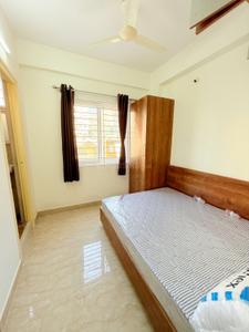 Bedroom Image of 603 Sq.ft 1 BHK Builder Floor for rent in S.G. Palya Bengaluru for Rs. 20500