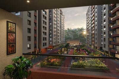 Balcony Image of 1242 Sq.ft 2 BHK Apartment / Flat for sale in Prayosha Jewel, Dindoli Surat for Rs. 4200000