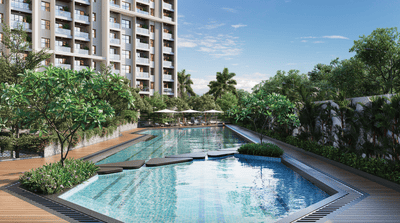 Image of 1124 Sq.ft 2 BHK Apartment / Flat for sale in Intofinity Kohinoor Anantara, Pimpri, Pune for Rs. 8600000