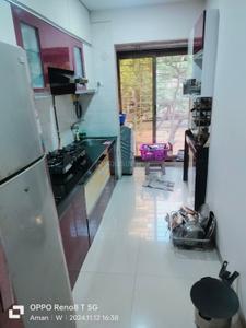 Kitchen Image of 600 Sq.ft 1 BHK Apartment / Flat for rent in Bajaj Enchante Panchsheel CHSL, Andheri West Mumbai for Rs. 65000