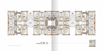 Image of 1880 Sq.ft 3 BHK Apartment / Flat for sale in Pal, Surat for Rs. 8742000