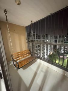 Balcony Image of 960 Sq.ft 3 BHK Apartment / Flat for rent in The Green Parmeshwar, Chandkheda Ahmedabad for Rs. 33000