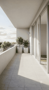 Balcony Image of 925 Sq.ft 3 BHK Apartment / Flat for sale in Mogappair Chennai for Rs. 10637500