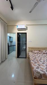 Bedroom Image of 651 Sq.ft 1 RK Apartment / Flat for rent in Vijay Nagar Indore for Rs. 15000