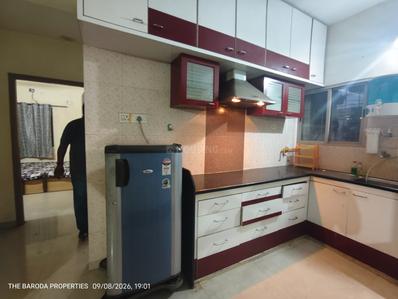 Kitchen Image of 1250 Sq.ft 2 BHK Apartment / Flat for rent in Gotri Vadodara for Rs. 15500