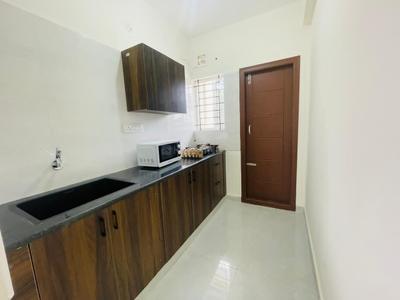 Kitchen Image of 750 Sq.ft 1 BHK Apartment / Flat for rent in Indira Nagar Bengaluru for Rs. 45000