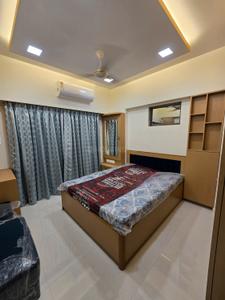 Bedroom Image of 550 Sq.ft 1 BHK Apartment / Flat for rent in Kandivali East Mumbai for Rs. 43000
