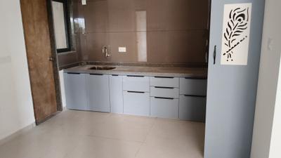 Kitchen Image of 1755 Sq.ft 3 BHK Apartment / Flat for rent in Shree Sharanam Sky, Sargasan Gandhinagar for Rs. 23000